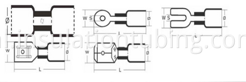 Waterproof Heat Shrink Connectors Kit Product Drawing